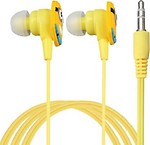 A CONNECT Z Yellow In ear Z2013 wired without Mic Headset 