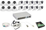 Sia Technology Hikvision 2mp 16ch dvr with 2mp 12 Bullet - 4 Dome Camera 2tb Hard Disk