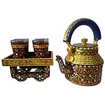 iHandikart Handicrafts Handpainted Tea Kettle