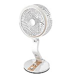 DHYANEXA Powerful Rechargeable 1.5 Watts Table Fan