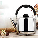 KITCHY Stainless Steel Thick teapot Large Capacity Household electromagnetic Cooker Kettle: 2.5L