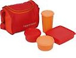 Tupperware TP-187 4 Containers Lunch Box  (1000 ml)