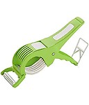 Linux4You ABS Plastic Vegetable & Fruit Cutter-Chopper