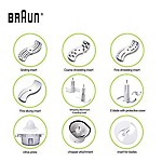 Braun FP3020 12 Cup Food Processor Ultra Quiet Powerful motor, includes 7 Attachment Blades + Chopper and Citrus Juicer, Made in Europe