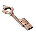 Key 8G USB Flash Pen Drive Driver Memory Stick USB Thumb Stick Waterproof Retro Metal Key Ring pendrive (8GB)