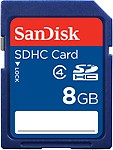 Sandisk Class 4 SDHC Card (Blue, 8GB)