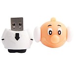 Astro Boy Dr. Elefun Shape Silicone USB2. 0 Flash disk, Special for All Kinds of Festival Day Gifts (8GB)