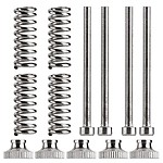 Leveling Thread Screws, Stainless Steel Compact Size Silver Leveling Spring Knob for Professional Use for 3D Printer