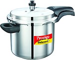 Prestige Deluxe Alpha Stainless Steel Pressure Cooker, 5.5 Litres
