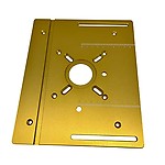 Router Table Insert Plate Aluminum Alloy Wood Milling Flip Board Trimming Machine Engraving Auxiliary Tool Woodworking Benches