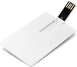 AADHITECH Solutions Generic Plain Credit Card Type Pen Drive - 8GB