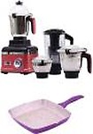 Sumo Mixer Grinder 1000W With 3 Stainless Steel & 1 Fruit Filter Jar 5 Years Warranty On Motor, Rust