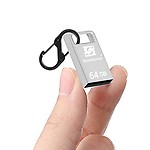 Simmtronics 64GB Tiny Pendrive Mini Size USB 2.0 Flash Drive Full Metal Body