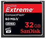 SanDisk Extreme CompactFlash 32 GB Memory Card