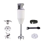 GRINISH Hand Blender Machine Stainless Steel Blade 250 Watt Whisk & Milk Frother for Making Soup/Smoothies