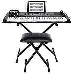Alesis Melody 61 Beginner Bundle | 61-Key Portable Keyboard