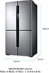 Samsung 680 L Frost Free French Door Bottom Mount Refrigerator ( RF60J9090SL/TL)