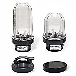 Goldwinner Bullet Jars for Mixer Grinder Combo of 2 Jar (530 ML and 350 ML) with Gym Sipper Ca NMA43