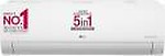 LG Super Convertible 5-in-1 Cooling 2023 Model 1 Ton 3 Star Split Dual Inverter 2 Way Swing, HD Filter