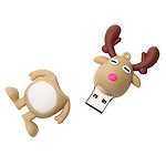 Shayaan Christmas Deer U Disk USB 2.0 Flash Drive Pendrive Memory Stick U Disk 16G