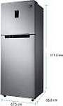 Samsung 390 L 3 Star Inverter Frost-Free Double Door Refrigerator (RT39T551ES8/TL)