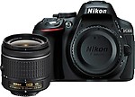 Nikon D5300 24.2MP Digital SLR Camera with AF-P 18-55mm f/ 3.5-5.6g VR Kit Lens, Card and Camera Bag