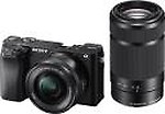 Sony ILCE-6100Y/B IN5 Mirrorless Camera with 16-50 mm & 55-210 mm Zoom Lenses