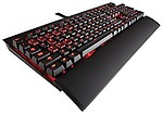 Corsair Gaming K70 Mechanical Gaming Keyboard, Backlit Red LED