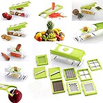 WOLTAX 12 in 1 Multipurpose Vegetable and Fruit Chopper Cutter Grater Slicer, Vegetable & Fruit Chopper