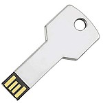 Print My Gift 32GB USB 2.0 Interface, Plug and Play, Durable Solid Metal Casing Key Shape Pendrive