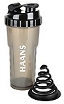 HAANS Rapid Shaker Black 700ml, Rapid Mixing with Unique Cyclone Mixer for Lumps Free Mixing