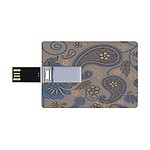 Stateas Credit Card Floral Printed Pen Drive, 16gb pendrive