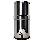RAMA Gravity 8-Litre (16-Litre combined), 304-Grade Stainless Steel Water Filter and Purifier, 10-Year Warranty