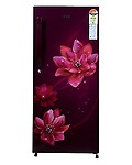 Haier 195 L 4 Star Direct-Cool Single Door Refrigerator (HRD-1954CRP-E, Red Peony)