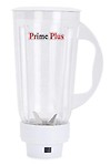 Prime Plus Abs Plastic Transparent Home/Commercial Juicer Jar for Mixer Grinder (2 L) White Colour