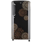 LG 190 L 3 Star Direct-Cool Single Door Refrigerator (GL-B201AERD,Ebony RegaL Moist 'N' Fresh)