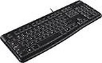 Logitech K120 NEW Full Size Ergonomic Gaming Desktop Wired Keyboard (EN/KR Layout)