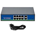 ITS 8+2 PoE 10 Port Smart Switch with 8 PoE and 2 Uplink Ports