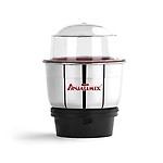 ANJALIMIX Stainless Steel Smart Chutney Attchment Jar, 400ML (for Dry and Wet Grinding)