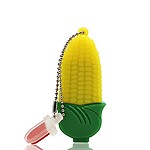 Microware 8GB Vegetable Corn Shape Gift USB Flash Drive Pendrive - No Chain