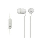 Sony MDR-EX15AP In-Ear Headphones (White)