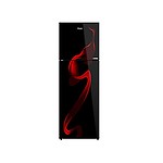 Haier 258 L 3 Star Inverter Frost-Free Double Door Refrigerator (HRF-2783CSG-E, Black Printed Glass) (Pack of 1)