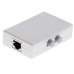 Big Shoppe Store 2Port Button Network Switch Splitter Hub 2-in 1-Out or 1-in 2-Out 100M/10M#2