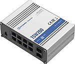 TSW200 - Industrial Ethernet Switch - 8 LAN/GigaBit ETH / 2 x SFP / 8 POE / 7-57 VDC