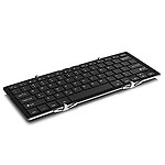 Aluratek Portable Ultra Slim Tri-fold tooth Keyboard - Wireless Connectivity - tooth - 79 Key - Compatible