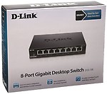 D-Link 8-Port Gigabit QOS Switch DGS-108