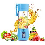 Amour Portable Blender, Smoothie Juicer Cup - Six Blades in 3D, 13oz Fruit Mixing Machine