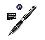 Asleesha Pen Camera Full HD 1080p Security Pen with 32GB SD Card Included, Video and Voice Recording Feature