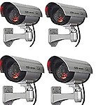 Gnexin 2pOS Dummy Camera CCTV Camera Fake Camera Security CCTV Fake Bullet Camera with LED Light Indication