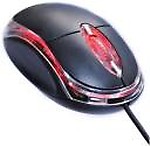 Reborn High Quality Optical Black USB Wired Mouse Wired Optical Gaming Mouse  (USB 2.0)